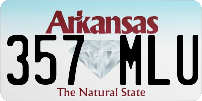 AR license plate 357MLU