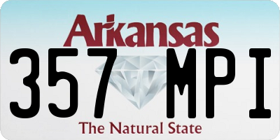 AR license plate 357MPI