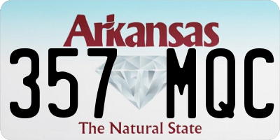 AR license plate 357MQC
