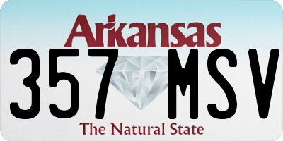 AR license plate 357MSV