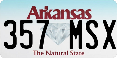 AR license plate 357MSX