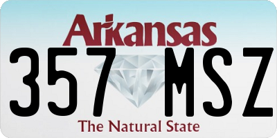 AR license plate 357MSZ