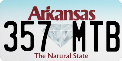 AR license plate 357MTB