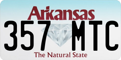 AR license plate 357MTC