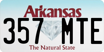 AR license plate 357MTE
