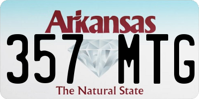 AR license plate 357MTG