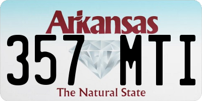 AR license plate 357MTI