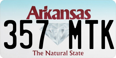 AR license plate 357MTK