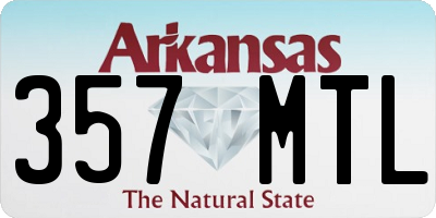 AR license plate 357MTL