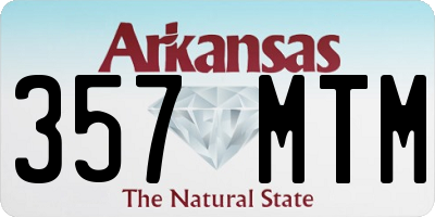 AR license plate 357MTM