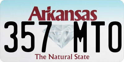 AR license plate 357MTO