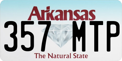 AR license plate 357MTP