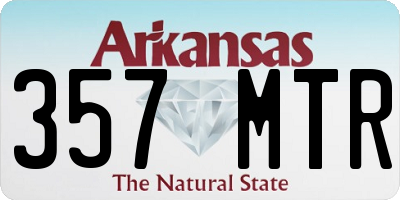 AR license plate 357MTR
