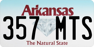 AR license plate 357MTS