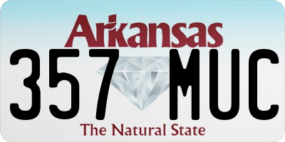 AR license plate 357MUC