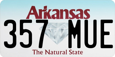 AR license plate 357MUE