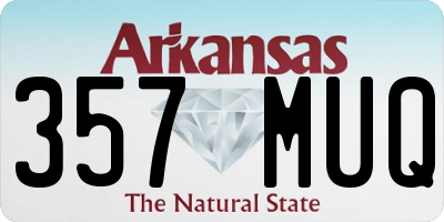 AR license plate 357MUQ