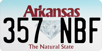 AR license plate 357NBF