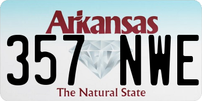 AR license plate 357NWE