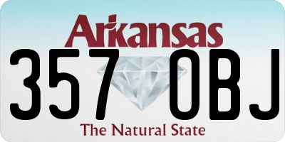 AR license plate 357OBJ