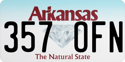 AR license plate 357OFN