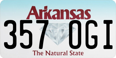 AR license plate 357OGI