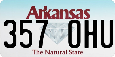 AR license plate 357OHU