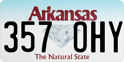 AR license plate 357OHY