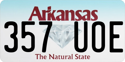 AR license plate 357UOE