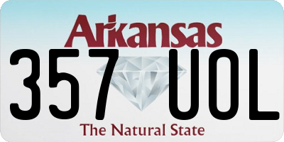 AR license plate 357UOL