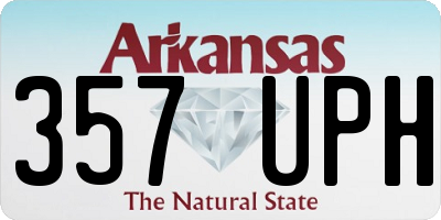 AR license plate 357UPH