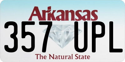 AR license plate 357UPL