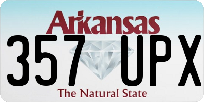 AR license plate 357UPX