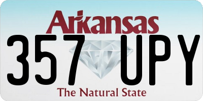 AR license plate 357UPY