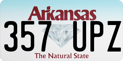 AR license plate 357UPZ