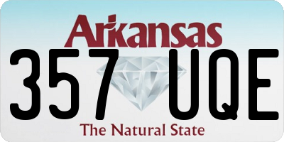 AR license plate 357UQE