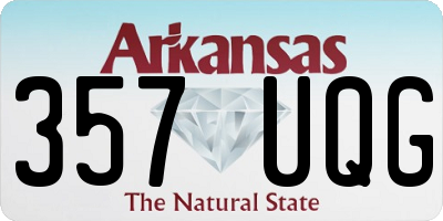 AR license plate 357UQG