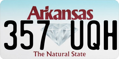 AR license plate 357UQH