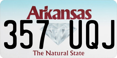 AR license plate 357UQJ