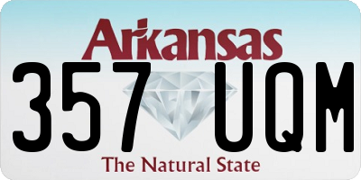 AR license plate 357UQM