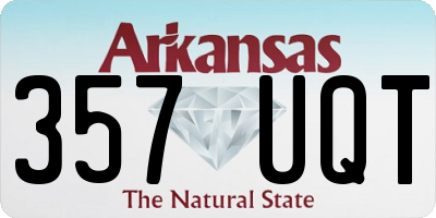 AR license plate 357UQT