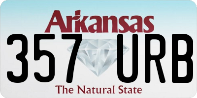 AR license plate 357URB