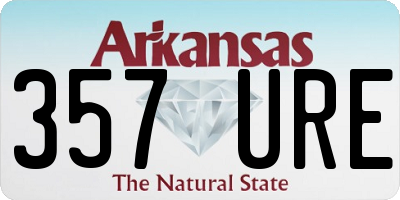 AR license plate 357URE