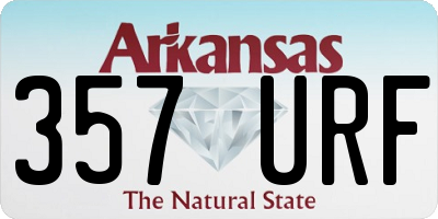 AR license plate 357URF