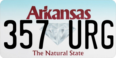 AR license plate 357URG