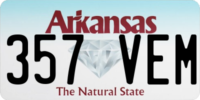 AR license plate 357VEM