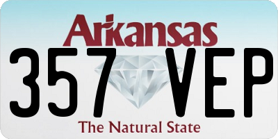 AR license plate 357VEP