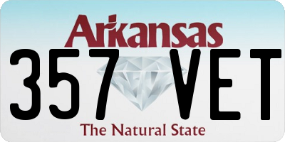 AR license plate 357VET