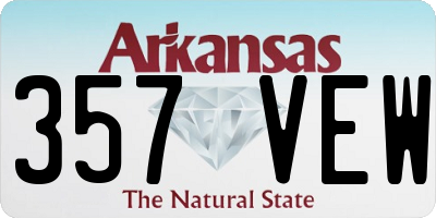 AR license plate 357VEW