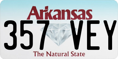 AR license plate 357VEY
